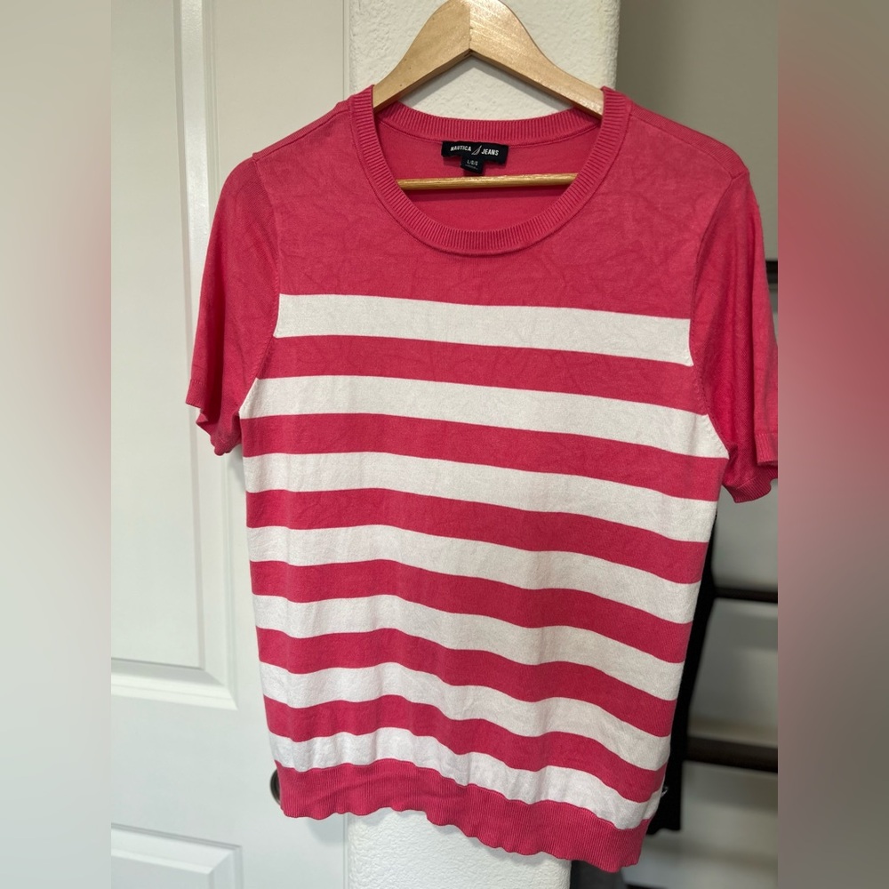 NAUTICA Stripes Knit Top